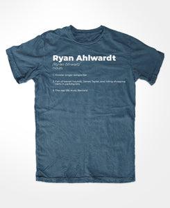 RA "Dictionary" Shirt (BLUE)